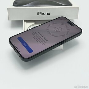 Apple iPhone 15 Pro 128GB Titanium Black 100% Zdravie Záruka - 9