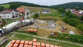 Zemné a výkopové práce, Základová doska, Hrubé stavby - 9