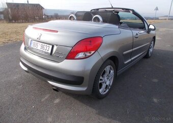 Peugeot 207 1,6 kabrio ,zachovalé auto benzín manuál 115 kw - 9