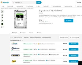 2 /3 /4 /6 /8TB Seagate Barracuda, IronWolf, vo fóli - 9