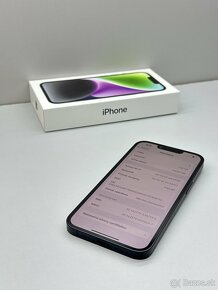 iPhone 14 128GB MIDNIGHT TOP ORIGINÁL STAV - 9