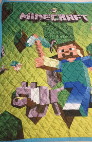 prehoz cez posteľ Minecraft  150 x 190 cm - 9