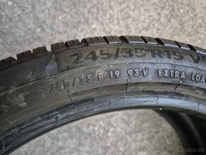 245/35 r19 zimné 4 ks CONTINENTAL dezén 7,9-7,2 mm DOT2020 - 9