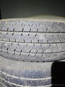 Plechové disky 5x130 + letné pneu 195/70r15c - 9