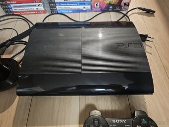 Predám PlayStation 3 Super Slim 500GB + Move + hry - 9