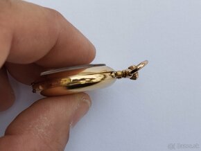 Celo zlaté 18K kapesní hodinky s monogramem MC - CM - 9