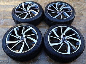 17" Alu kola 4x108 CITROEN DS3 LETNÍ LEŠTĚNÉ NOVÉ - 9