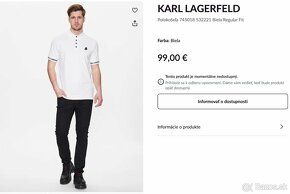 Pánska polokošeľa - Karl Lagerfeld - XXL - 9