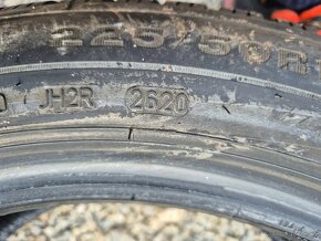 225/50 r17 letné 4 ks DUNLOP dezén 9,6 - 9,4 mm DOT2020 - 9