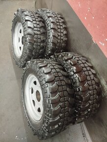 Predám offroad sadu kolies 6x139.7 aj s pneu 235/70 R15 T3 - 9