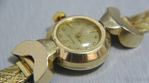 Zlaté dámske hodinky Geneva - 9