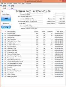 500GB HDD 2,5" 7200rpm 10ks 25€ množstevne zľavy po dohode - 9