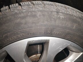 Disky vw  5x112 r16 zimne pneu 205/55 r16 - 9