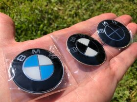 MIX BMW 45MM 74MM 78MM 82MM ZNAKY CIERNE MODRE BIELE - 9