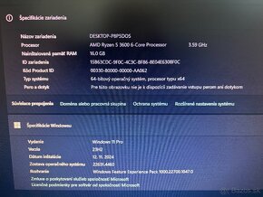 Herný PC (RYZEN 5 3600,GTX 1070 8GB,16GB DDR4,SSD+HDD,W11) - 9