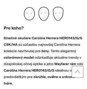 Značkové dámske okuliare Carolina Herrera - 9