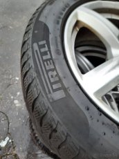 Predám na Audi A6, VW, zimné disky 225/55/17,  17tky.Pirelli - 9