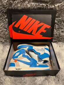 Jordan 1 High Off White UNC Blue - 9