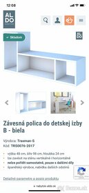 Detská písací izba stôl, stilička, luster, police…. - 9