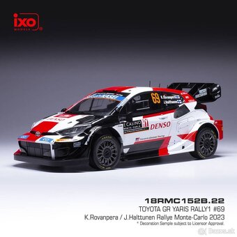 Modely Toyota GR Yaris Rally 1:18 IXO - 9