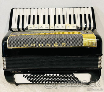 Predám Akordeón Hohner Lucia IV P- 96 basový - krásny zvuk 9 - 9