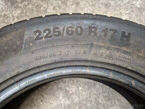 225/60 r17 zimné 4 ks CONTINENTAL dezén 6,8 - 6,2 mm DOT2020 - 9