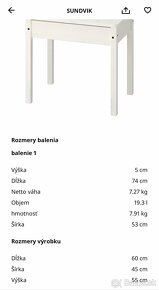 Ikea sundvik detsky stolik 2ks - 9