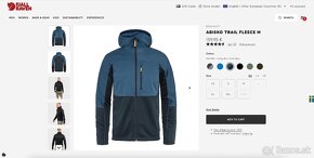 Zánovná mikina Fjallraven Abisko Trail Fleece M - 9