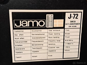 JAMO J-72 / STUDIO MONITOR / 50~70W - 9