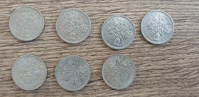 British Six Pence 5-strieborných, 15 cupro-nickel - 9