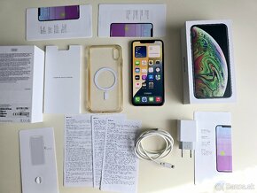 Apple iPhone XS MAX 64GB Gold,Baterka 100%  TOP STAV - 9