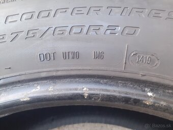 275/60 r20 celoročné pneumatiky 4ks Cooper DOT2019 - 9