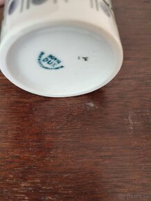 Royal dux tmavozelená porcelánová váza Brusel

 - 9