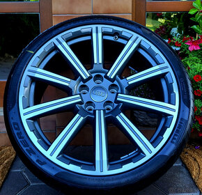 alu R20 5x112 ET33 bicolor, orig. AUDI Q7, TOP stav - 9