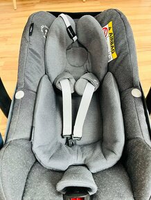 Vajíčko MAXI-COSI Pebble Plus+isofix základňa+zimný fusak - 9