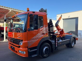 MERCEDES-BENZ ATEGO 1218 HÁKOVÝ NOSIČ HYDRAULICKÁ RUKA - 9