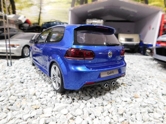 model auta VW Golf 6R modrý Otto mobile 1:18 - 9