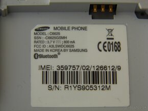 Samsung C6625 bez zadného krytu a batérie ND - 9