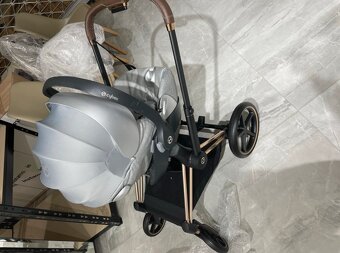 Cybex Priam Rosegold Nautical Blue + autosedacka - 9