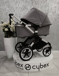 TROJKOMBINÁCIA BUGABOO FOX ALU BLACK MELANGE - 9