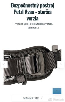 Bezpečnostný postroj Petzl Avao - 9