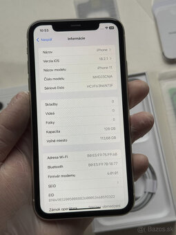 Apple iPhone 11 128 GB White - ako nový - 9