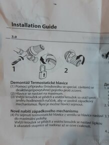 Termostatické ventily Danfoss 3/4, radiátor - 9