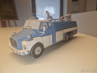 Zlepený papierový model Tatra CAS 32 T-148 z časopisu ABC - 9