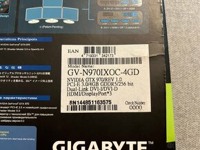 GIGABYTE Grafická karta GTX 970 MINI Gaming 4GB - 9