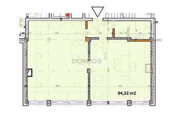 Klim. kancel. celok (94,32 m2, kuchynka, parking, KE-Juh) - 9