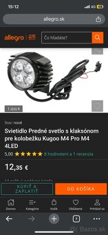 Predam elektrickú kolobežku kugoo m4pro - 9