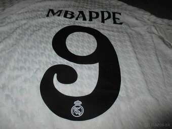 futbalový dres Real Madrid 2024/2025 Mbappé - 9