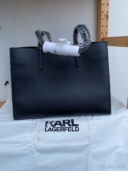 Kožená shopper bag kabelka Karl Lagerfeld Ikonik 2 - 9