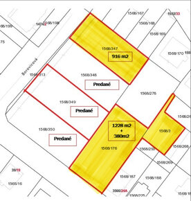 Na predaj pozemky pre rodinné domy MI, 916m2 a 1608 m2 - 9